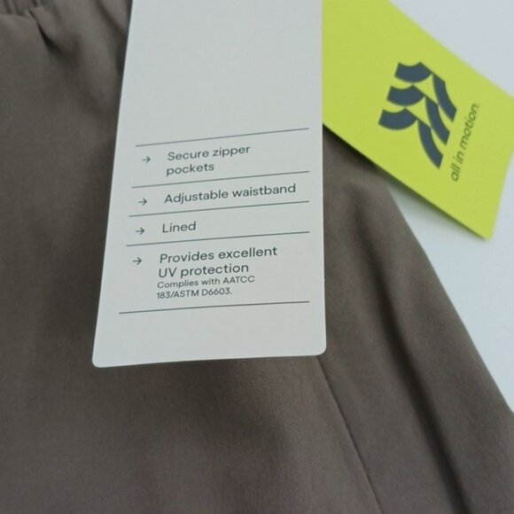 All In Motion Womens Size XS Skort Core Flex Woven Athletic Gray Zip Pocket - Picture 5 of 7